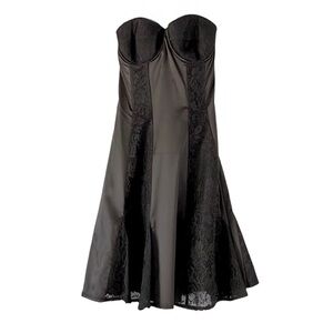 🆕 GUESS SLEEVELESS CORSET LACE DETAIL DRESS 🖤